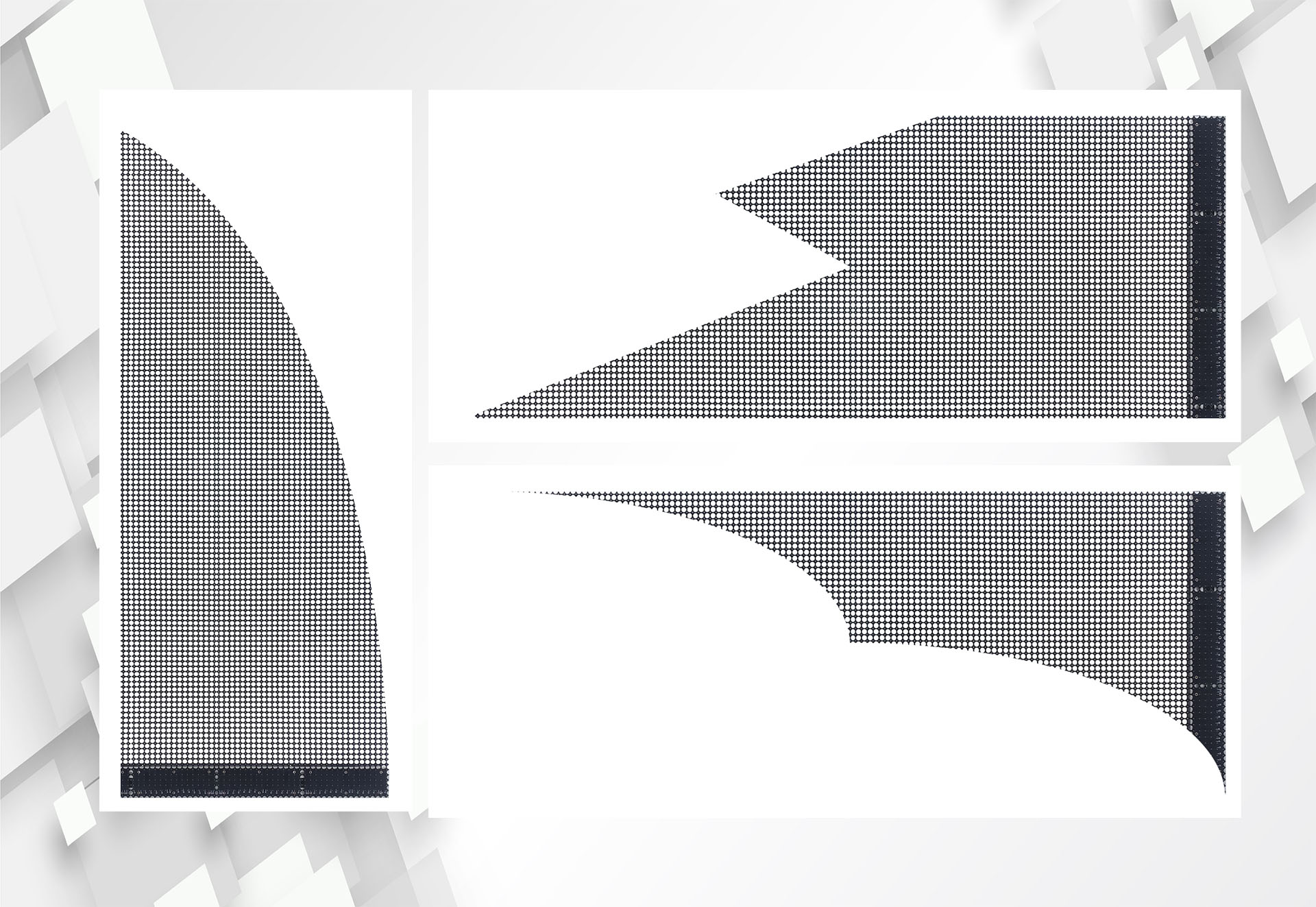 customized Transparent Holographic LED Screen