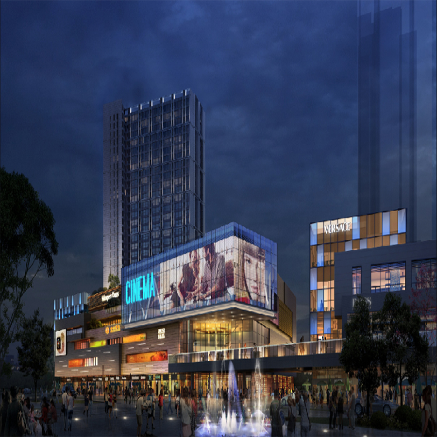crystal film led screen for mall