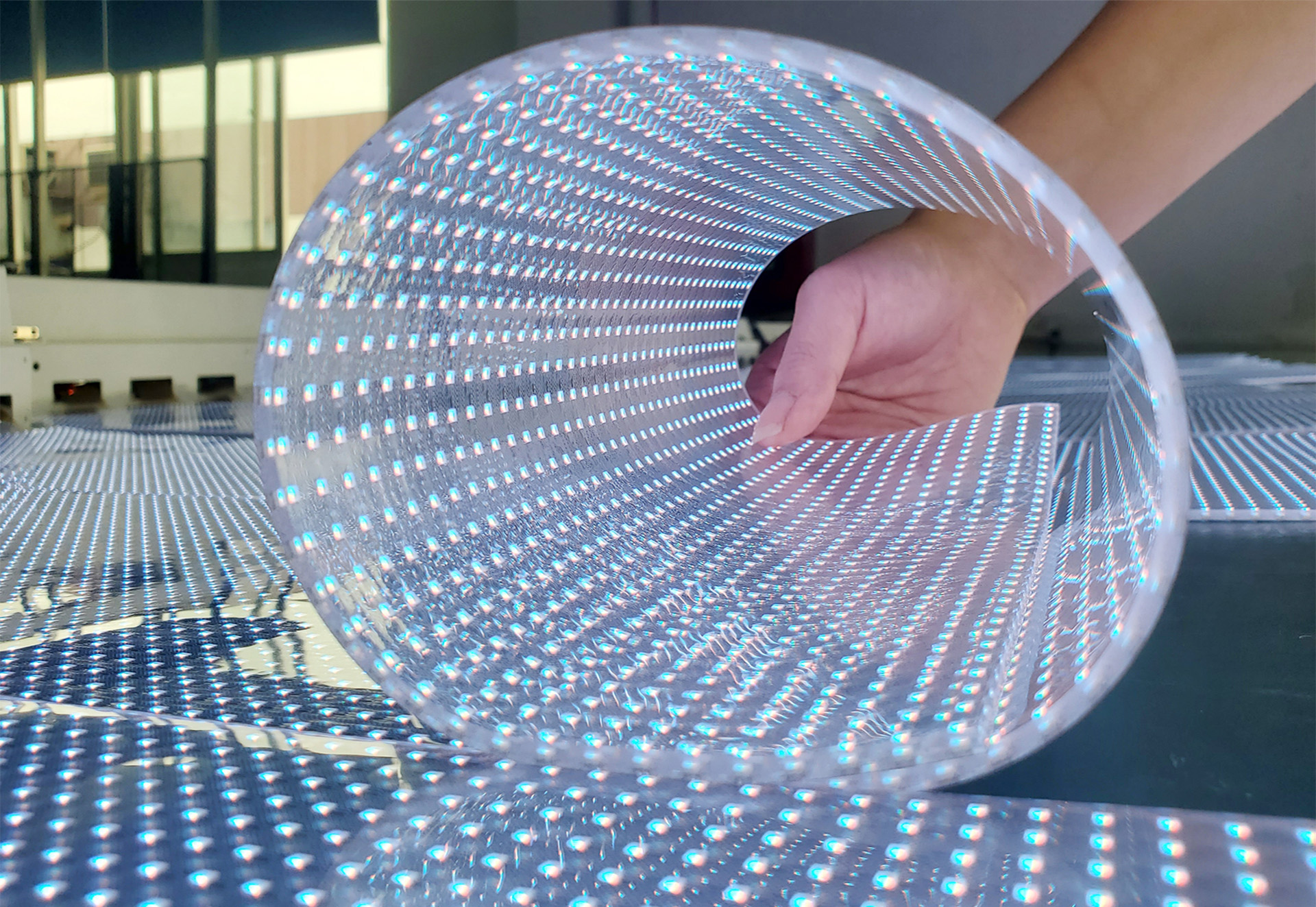 soft crystal led display 
