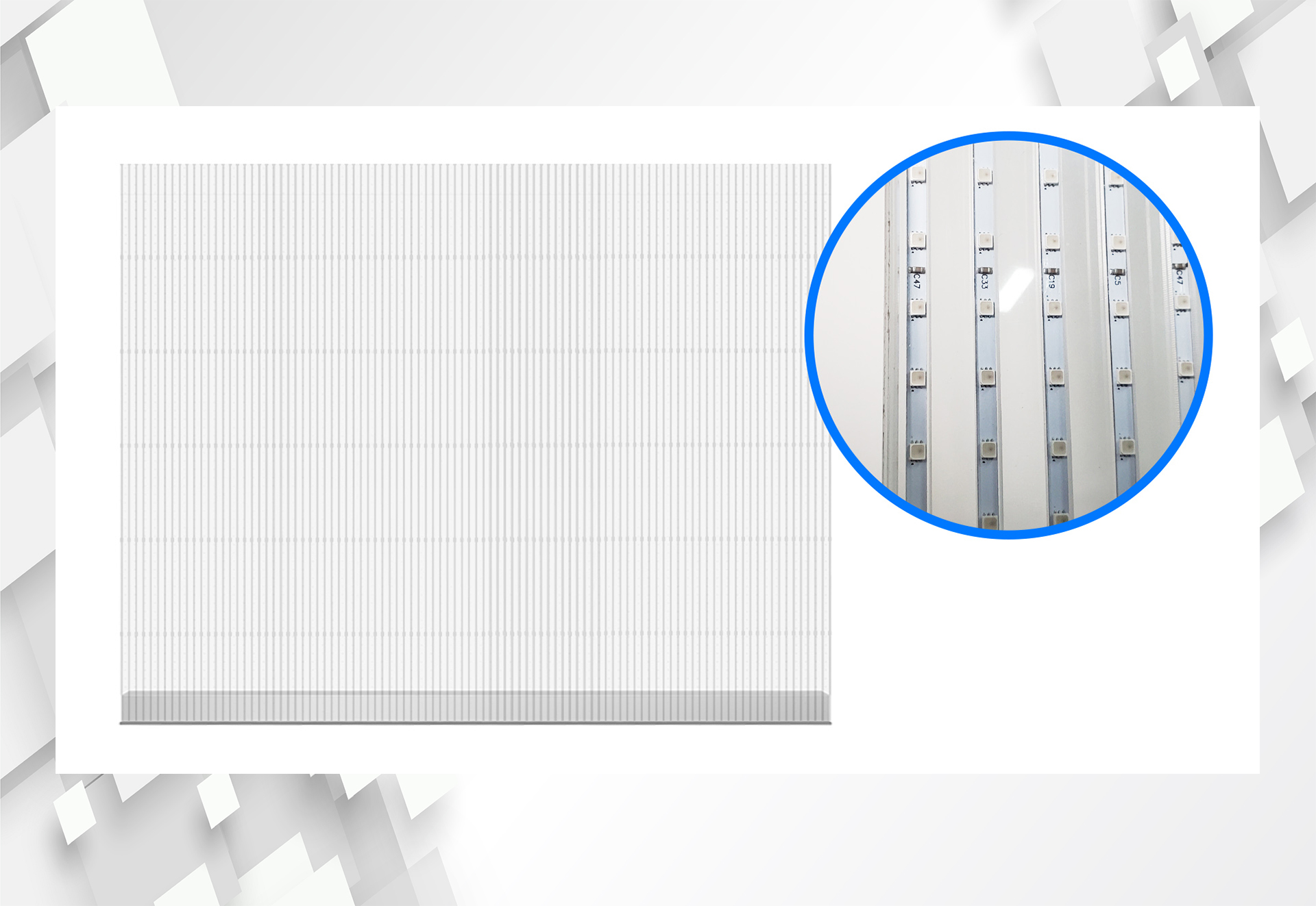 glass led display details