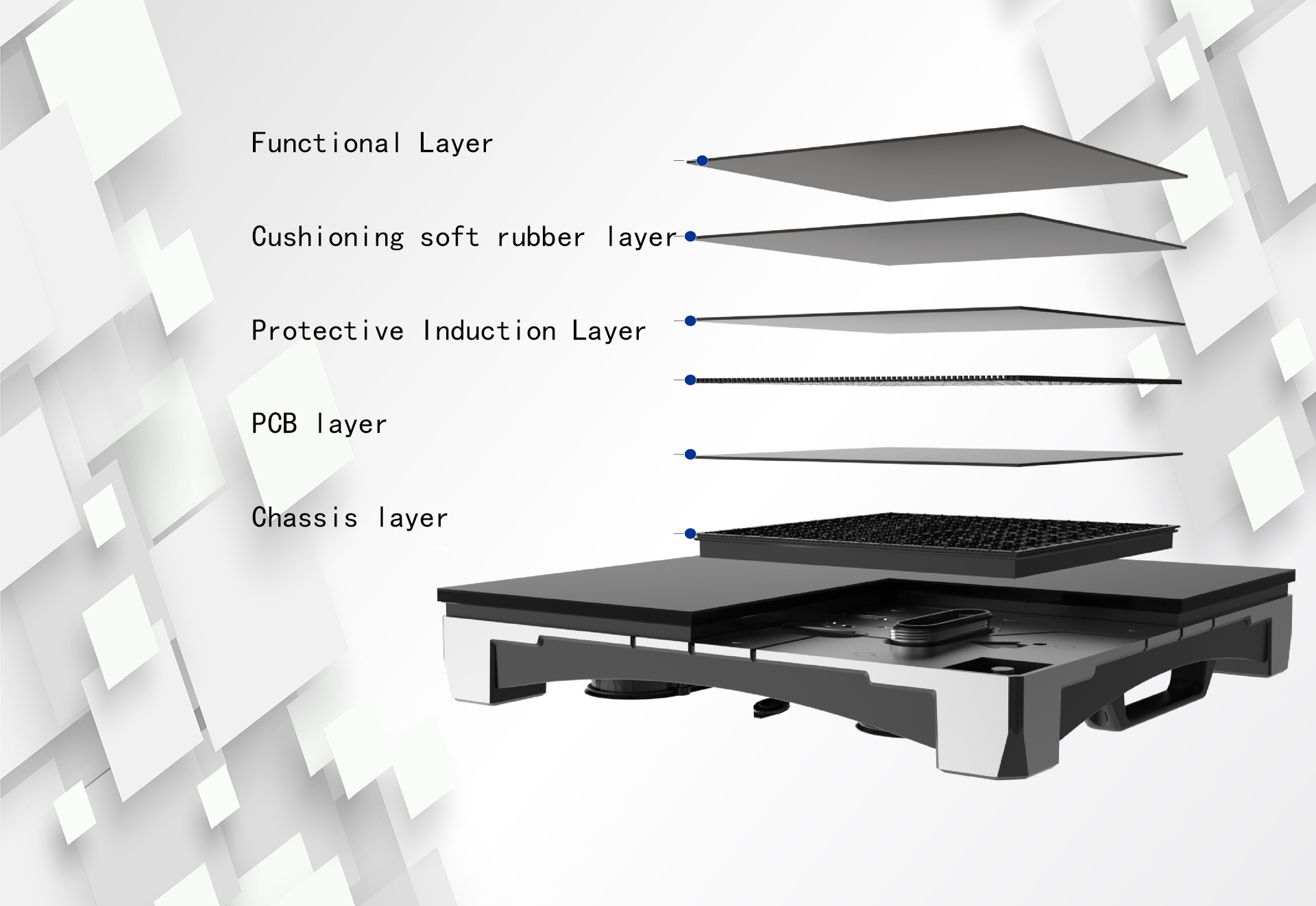 floor led display cabinet