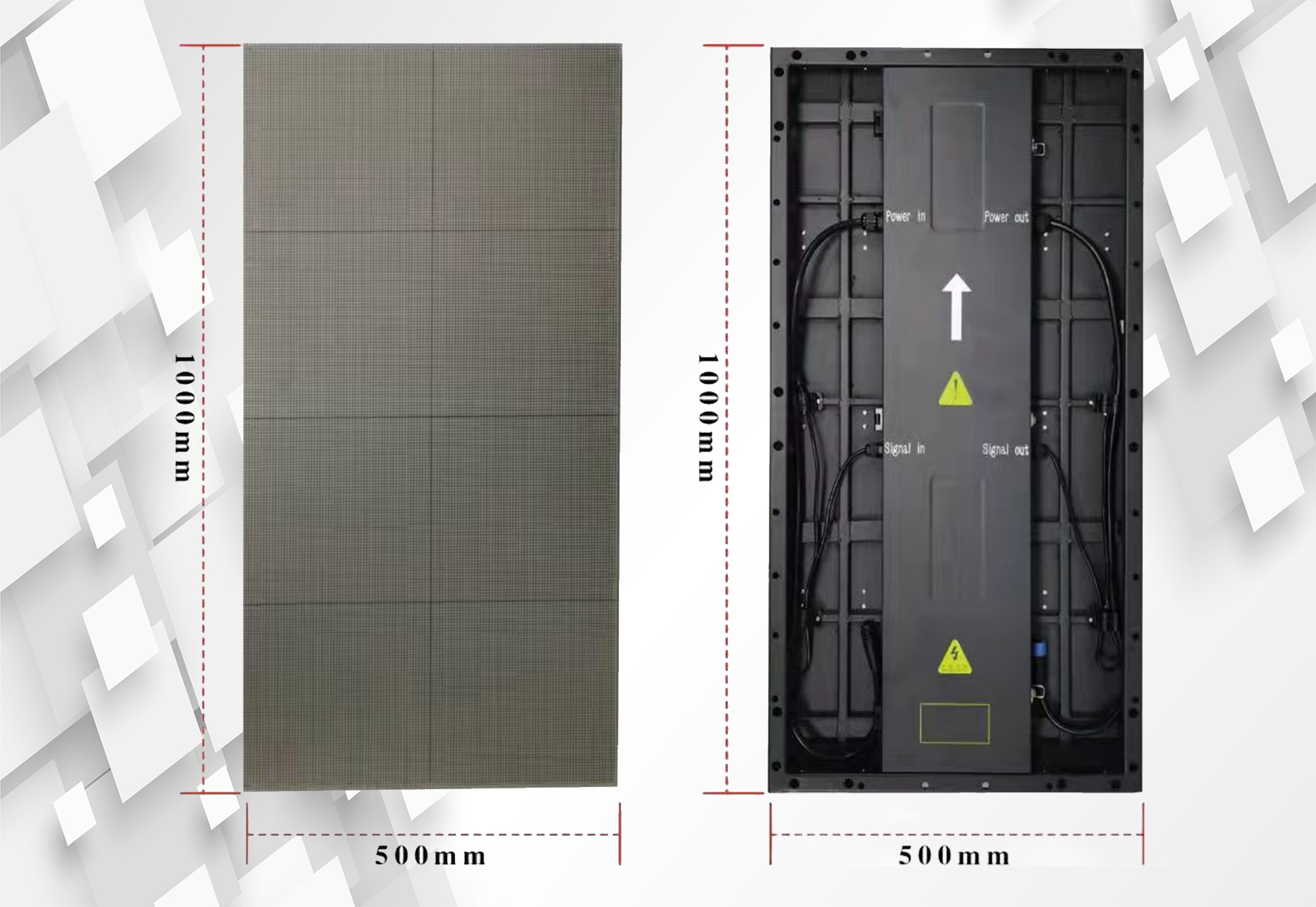 floor led display cabinet 