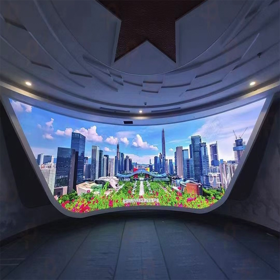 indoor curved led screen