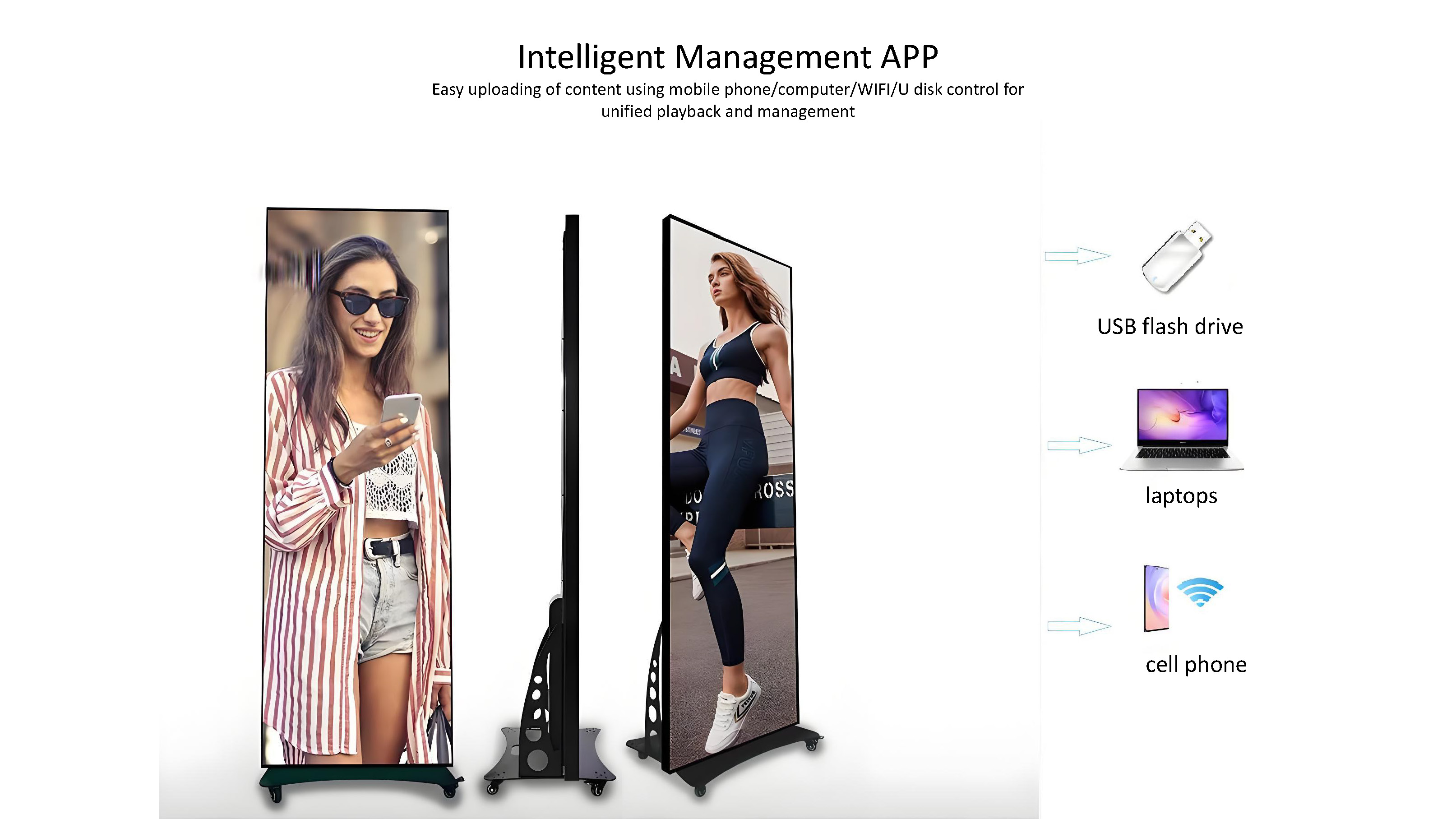 poster screen control way