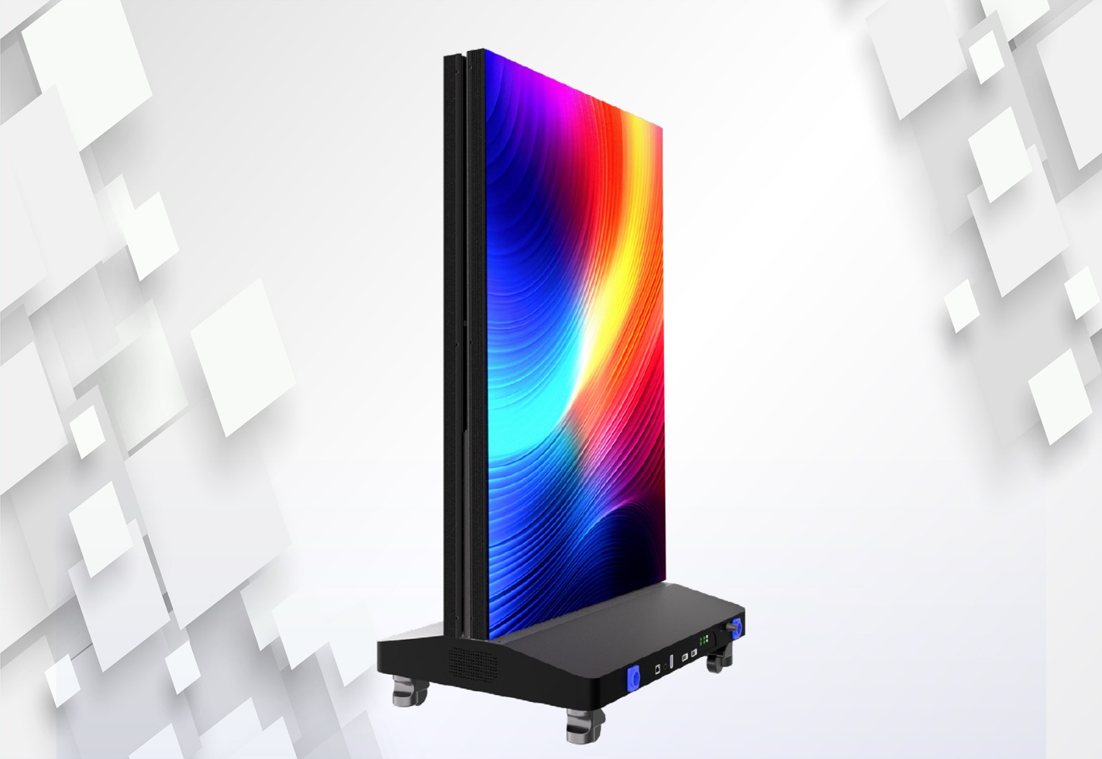 foldable poster led display