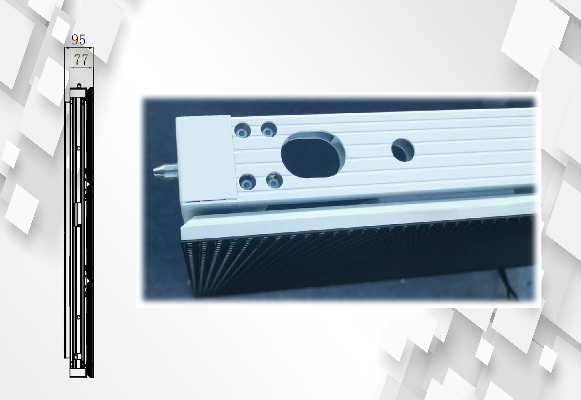 aluminum cabinet details 