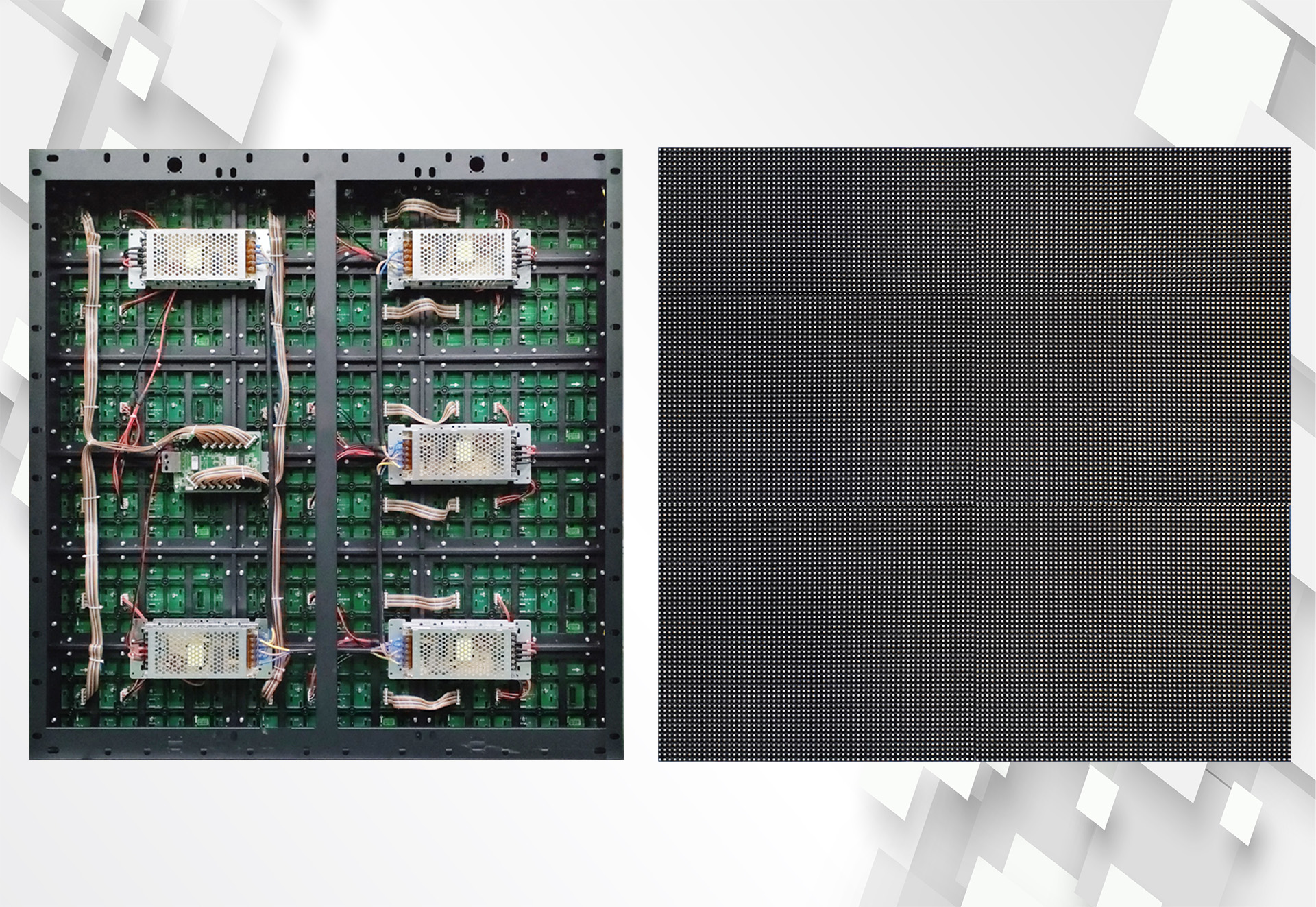 simple led screen cabinet
