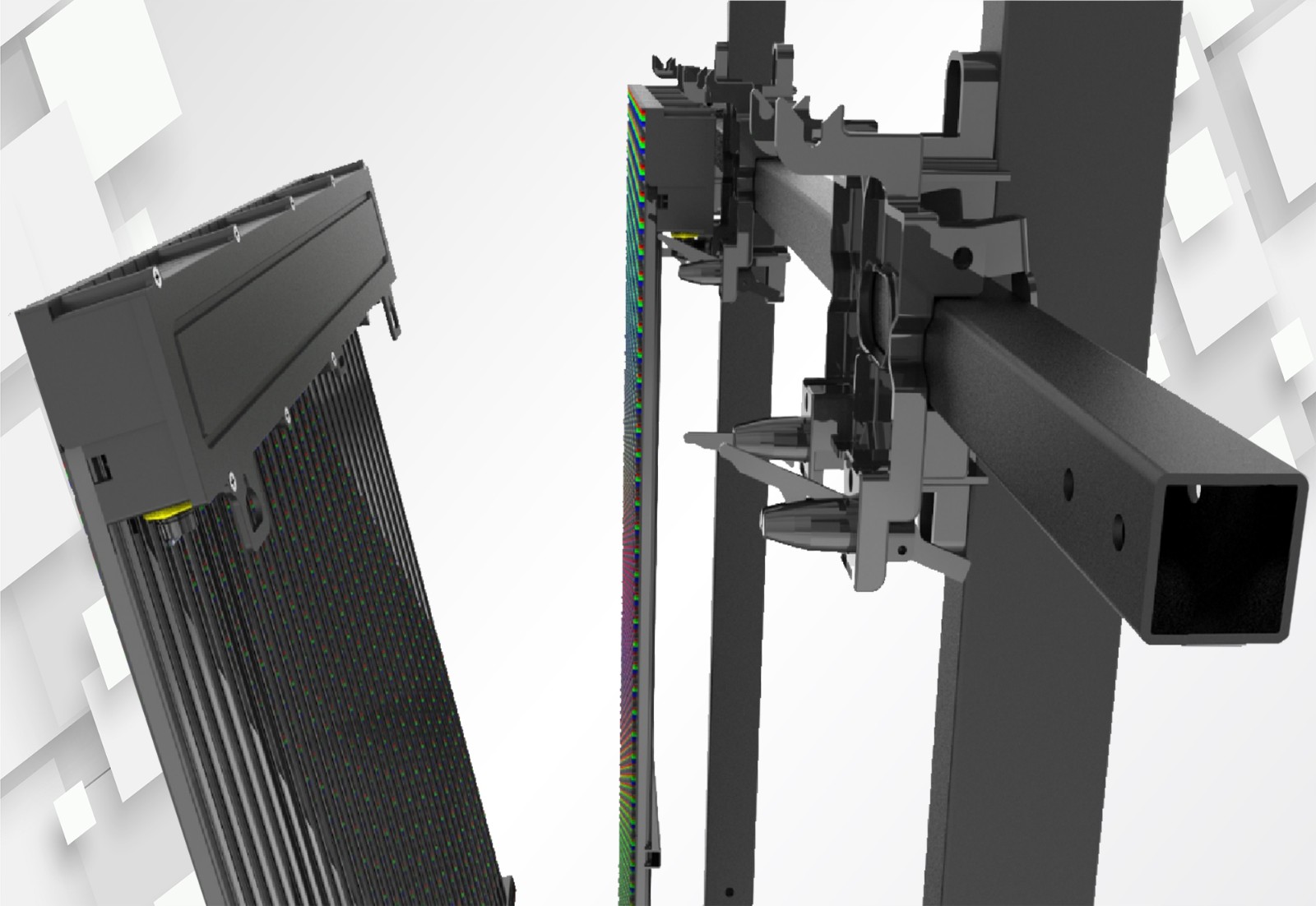 curtain led video wall