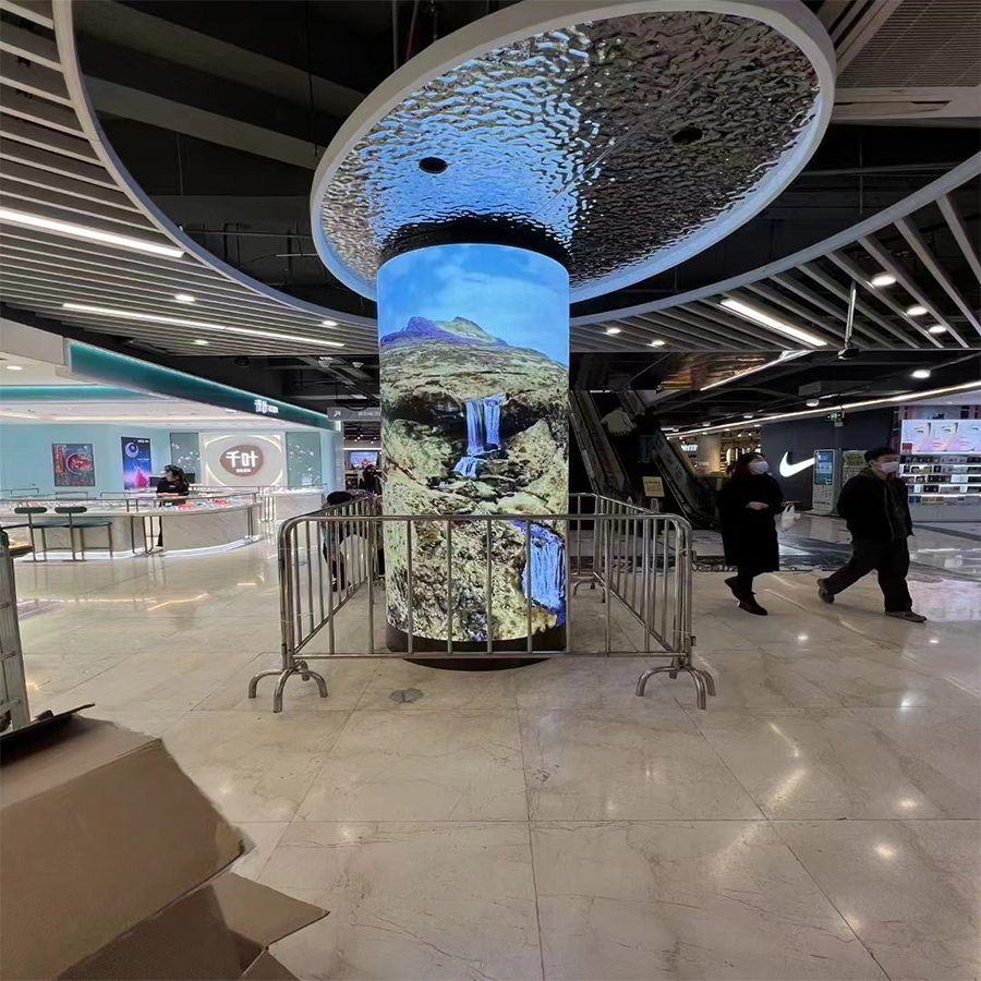 sylinder led display