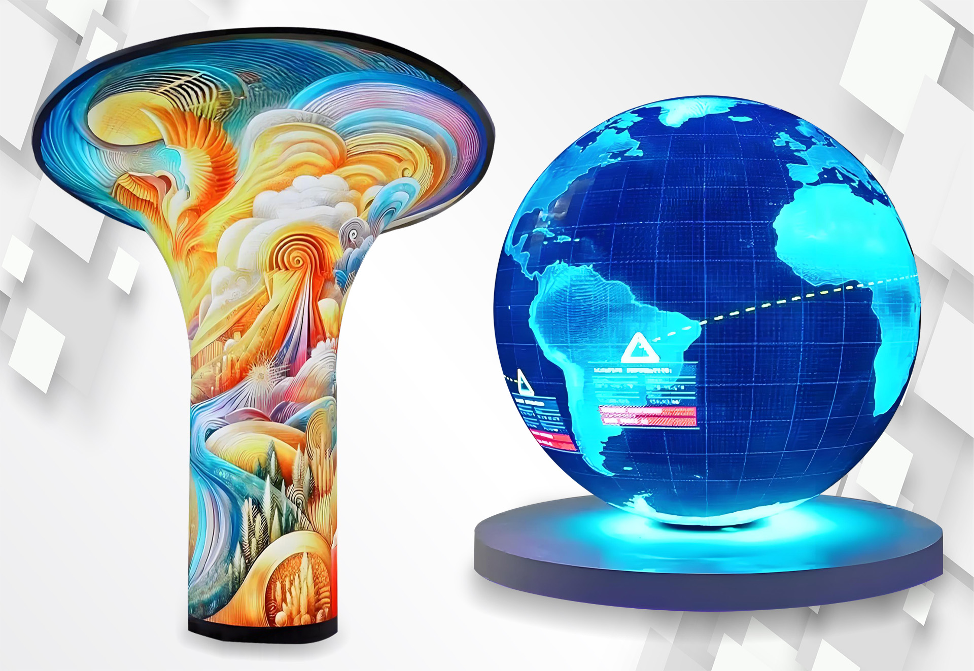 customization different shape led screen