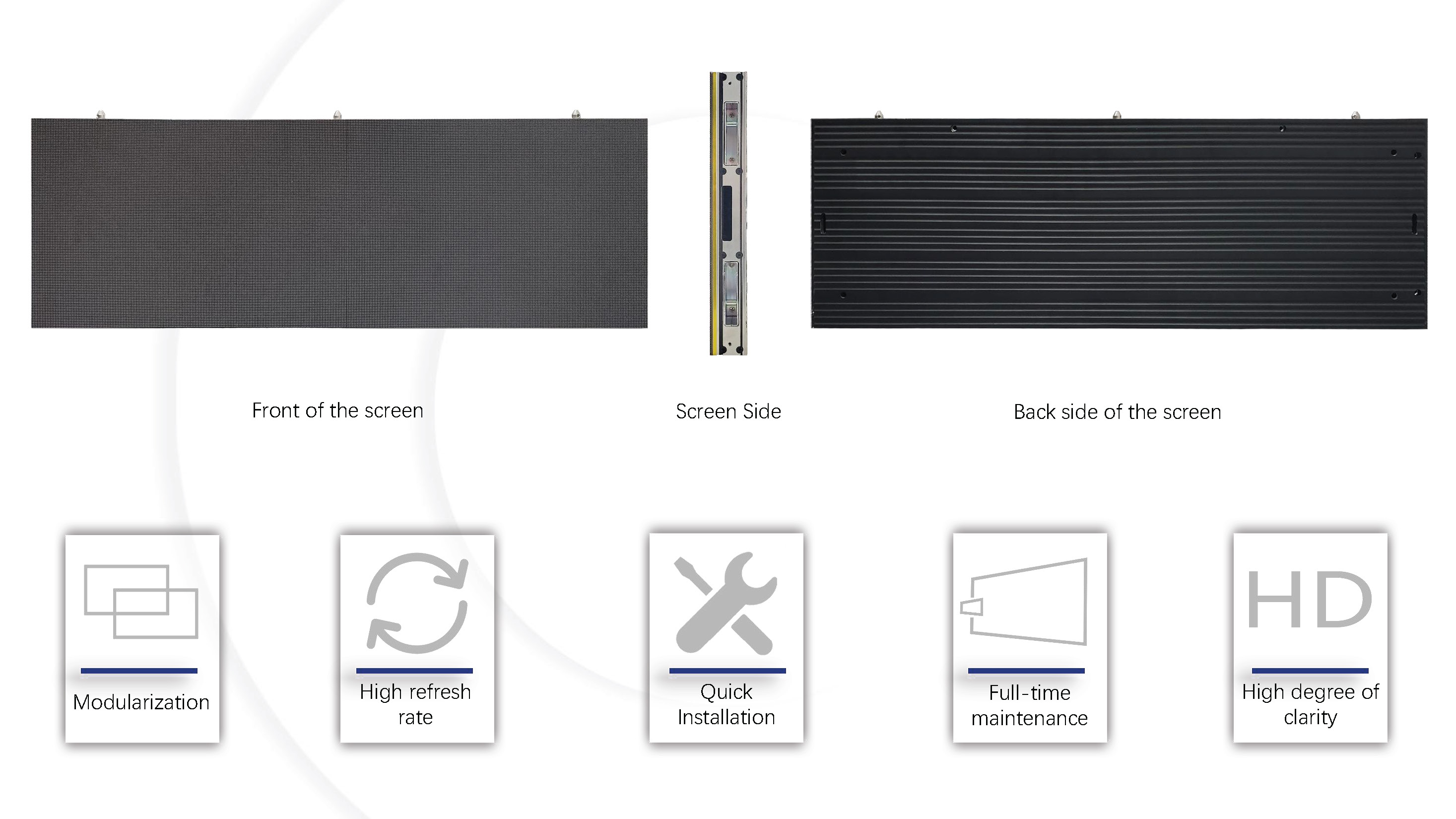 indoor led screen cabinet advantages