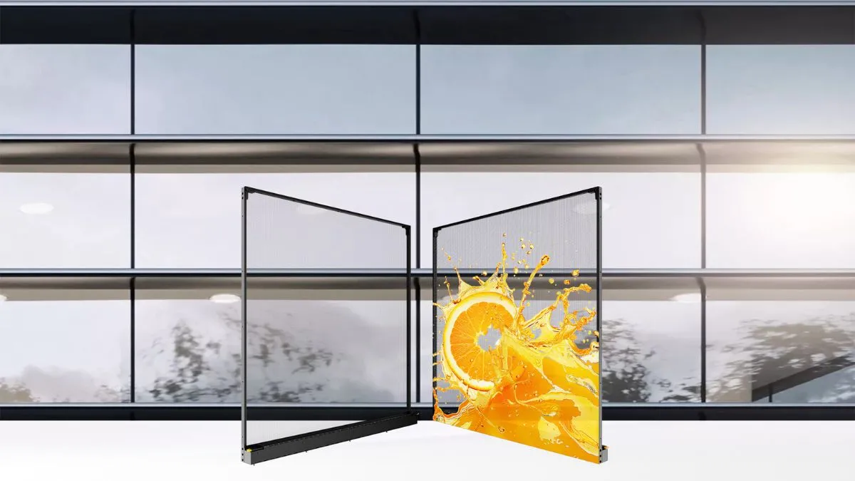  The Ultimate Holographic Transparent Window  Glass Film LED Screen for Modern Architecture