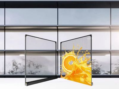  The Ultimate Holographic Transparent Window  Glass Film LED Screen for Modern Architecture