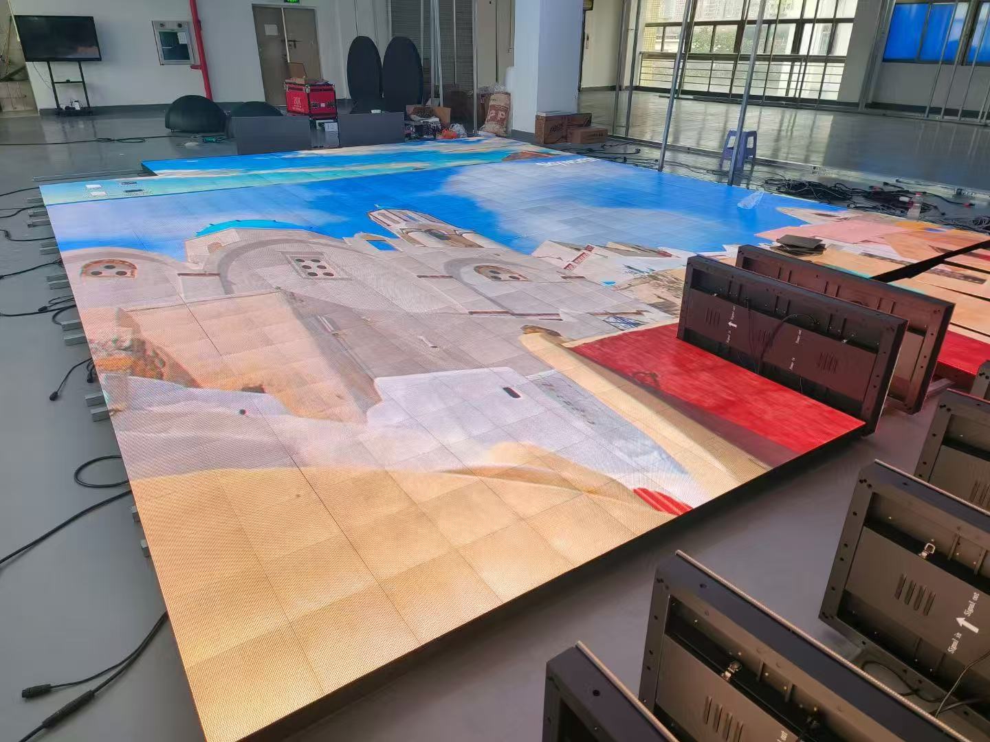 What's Floor LED Wall Screen?