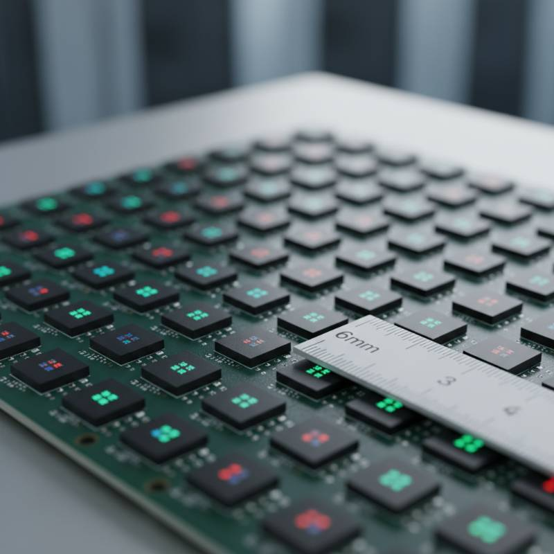 P6 LED module close up showing 6mm pixel pitch