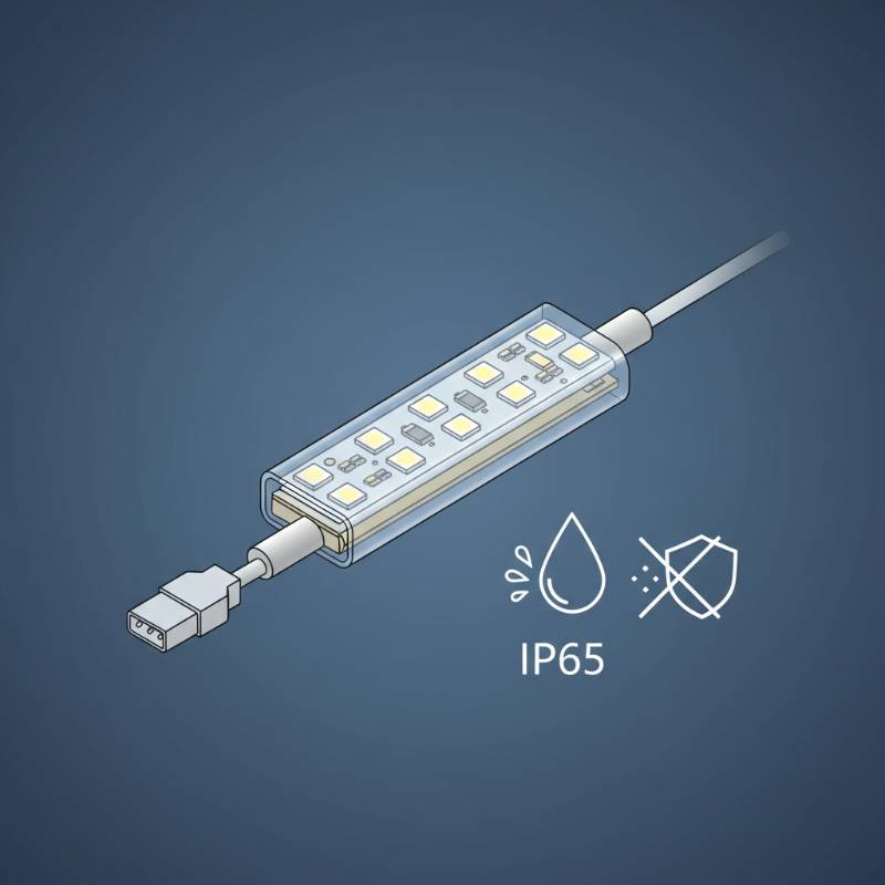 Technical diagram of IP65 LED module