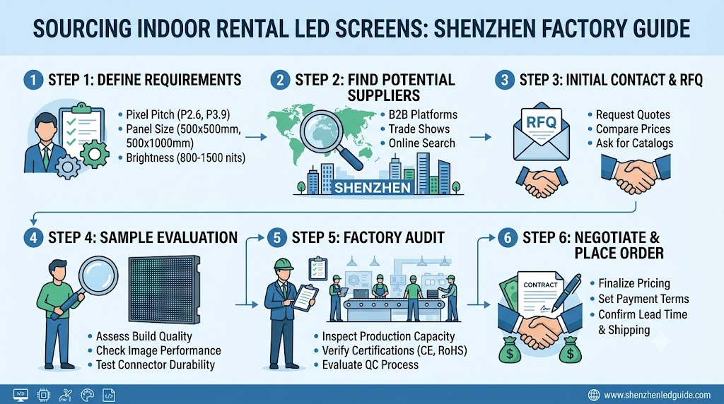 Sourcing Indoor Rental LED Screens: Shenzhen Factory Guide Sourcing Indoor Rental LED Screens: Shenzhen Factory Guide