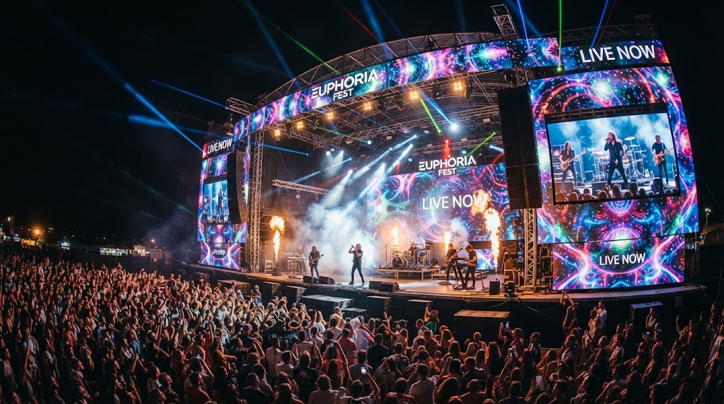 outdoor concert festival stage led screen video wall outdoor concert festival stage led screen video wall
